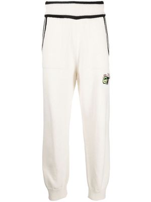 BARROW knitted side-strip track pants - Neutrals