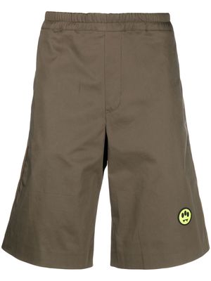 BARROW logo-patch Bermuda shorts - Green