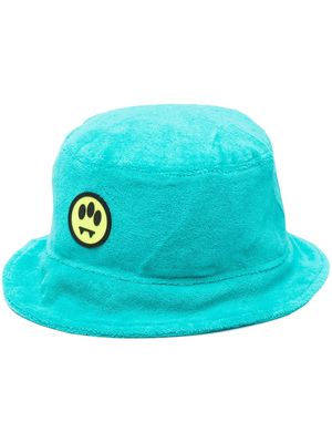 BARROW logo-patch brushed bucket hat - Blue