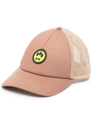 BARROW logo-patch trucker hat - Brown
