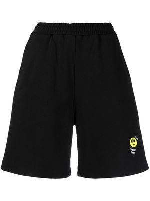 BARROW logo-print detail shorts - Black
