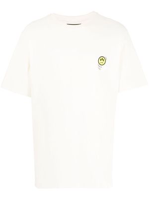 BARROW logo-print detail T-shirt - Neutrals
