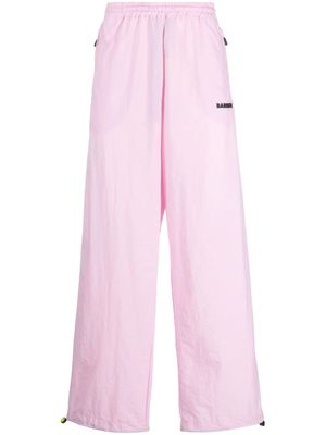 BARROW logo-print elasticated-waist trousers - Pink