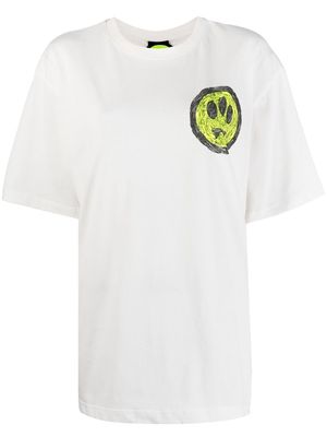 BARROW logo-print oversized T-shirt - White