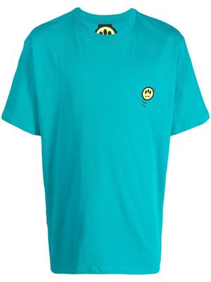 BARROW logo-print short-sleeve T-shirt - Blue