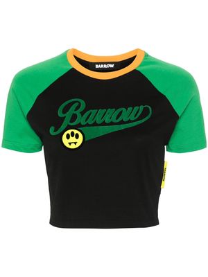 BARROW logo-print short sleeves - Black