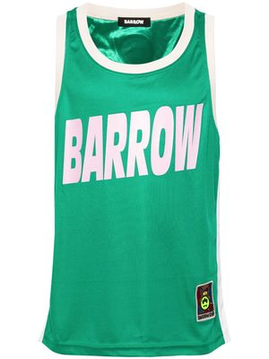 BARROW logo-print smiley vest - Green