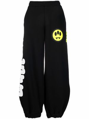 BARROW logo-print wide-leg sweatpants - Black