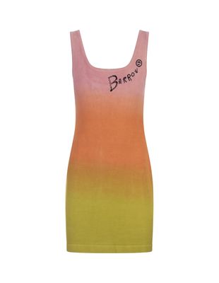 Barrow Multicoloured Knitted Short Dress With Degradé Effect