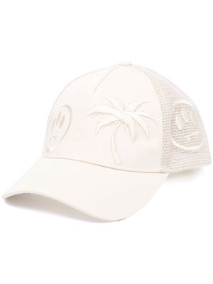 BARROW palm tree-patch trucker hat - Neutrals