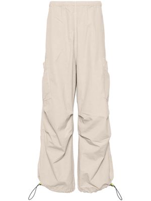 BARROW panelled cotton wide-leg trousers - Neutrals