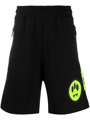 BARROW patch detail track shorts - Black