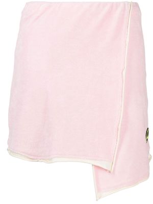 BARROW terry wrap skirt - Pink