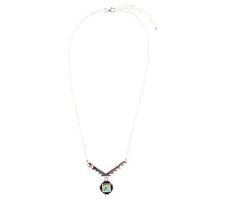 Barse Artisan Crafted Aztec Turquoise Necklace