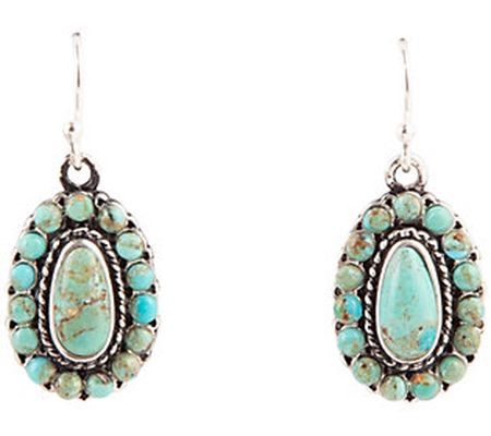 Barse Artisan Crafted Sterling Sedona Turquoise Earrings