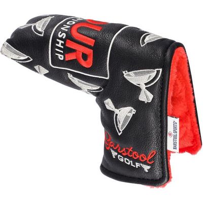 BARSTOOL GOLF TOUR Championship Blade Putter Cover in Black