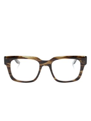 Barton Perreira Zander rectangle-frame glasses - Brown