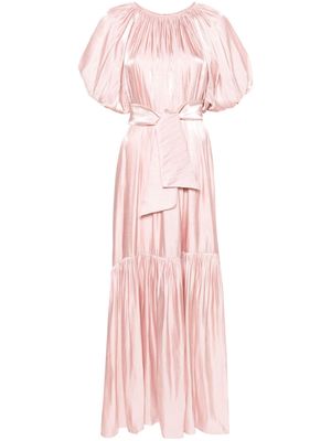 Baruni Bela belted maxi dress - Pink