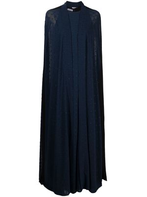 Baruni Brigitte dress and cape set - Blue