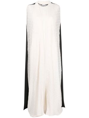 Baruni Brigitte dress and cape set - White