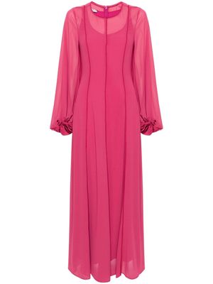 Baruni Datura crepe maxi dress - Pink