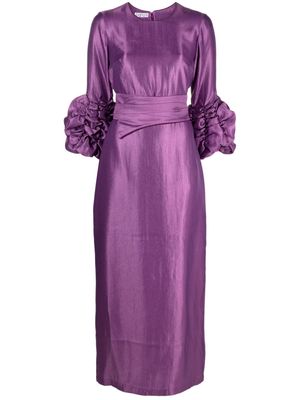 Baruni Enchant belted maxi dress - Purple