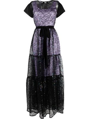 Baruni Halle sequinned tulle dress - Black