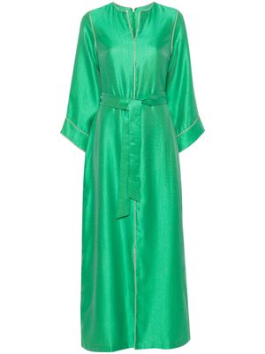 Baruni Hosta belted maxi dress - Green