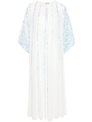 Baruni Jasmine sequinned maxi dress - White