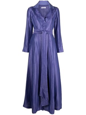 Baruni Kayra belted maxi dress - Purple