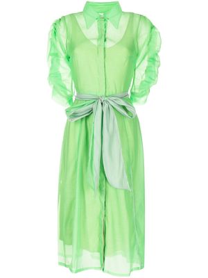 Baruni Tena belted dress - Green