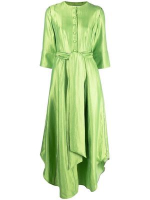 Baruni Wendy detachable-sleeve dress - Green