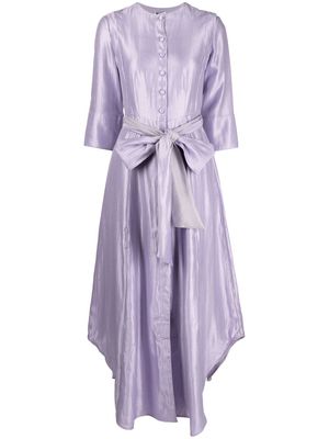Baruni Wendy detachable-sleeve dress - Purple