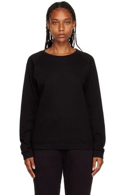 Baserange Black Basic Sweatshirt