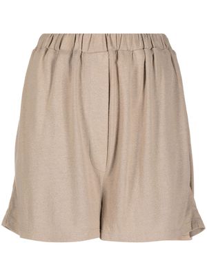 Baserange Domond silk shorts - Neutrals
