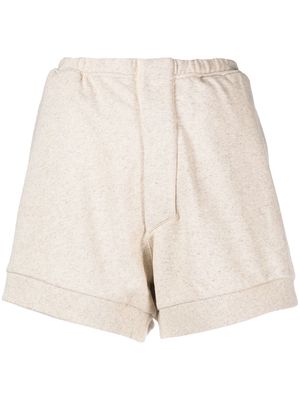 Baserange jersey-fleece shorts - Neutrals