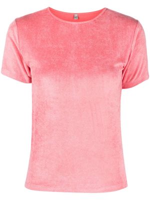 Baserange Omo velvet T-shirt - Pink
