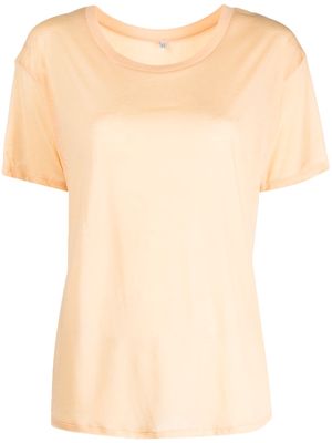Baserange plain lyocell T-shirt - Yellow