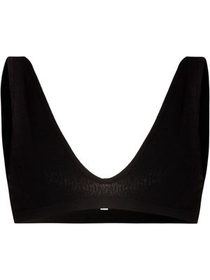 Baserange triangle-cup soft bra - Black
