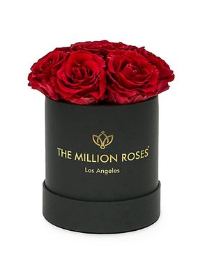 Basic Box Roses In Round Box