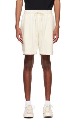 Bather Off-White Organic Cotton Shorts