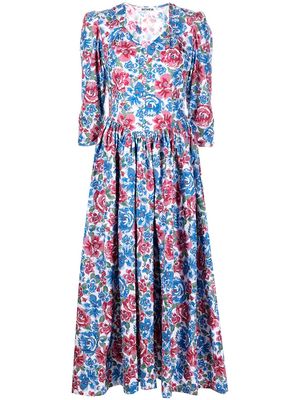 Batsheva Lane floral-print dress - Multicolour