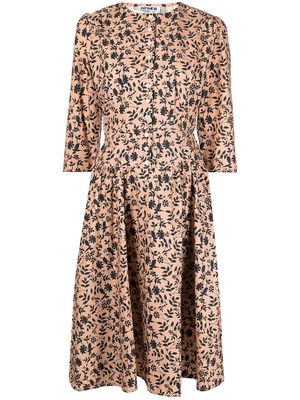 Batsheva Lucille cotton poplin dress - Multicolour