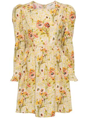 Batsheva x Laura Ashley floral-print minidress - Multicolour