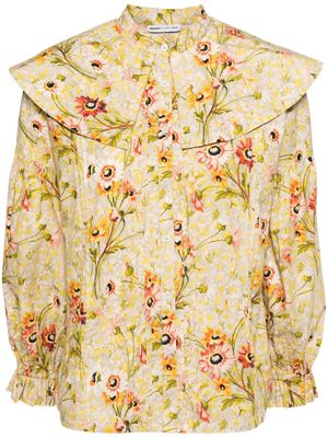 Batsheva x Laura Ashley Swansea cotton blouse - Multicolour