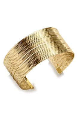 BaubleBar Ashanti Cuff Bracelet in Gold