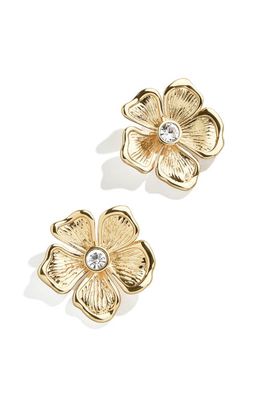 BaubleBar Baby Bloomer Floral Drop Earrings in Gold