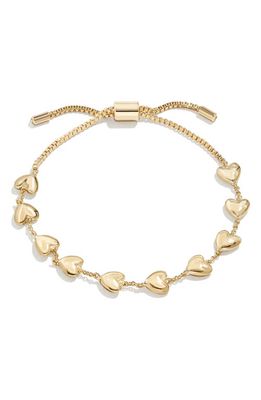 BaubleBar Brittany Heart Bracelet in Gold