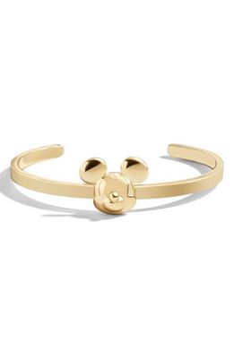 BaubleBar Disney® Mickey Mouse Bangle Bracelet in Gold