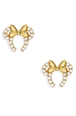 BaubleBar Disney® Minnie Mouse Headband Stud Earrings in Gold